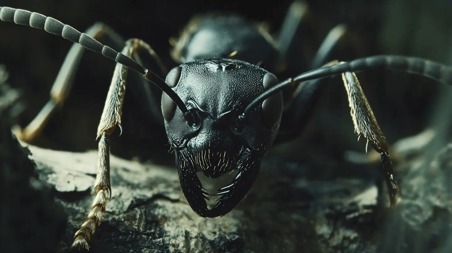 Ant control technician treating Florida home perimeter