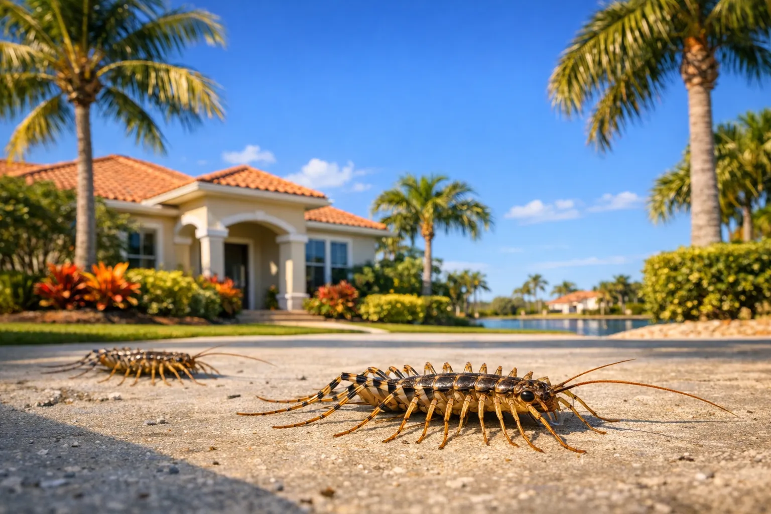 Basement Centipedes in Southwest Florida (When You Don't Actually Have a Basement)
