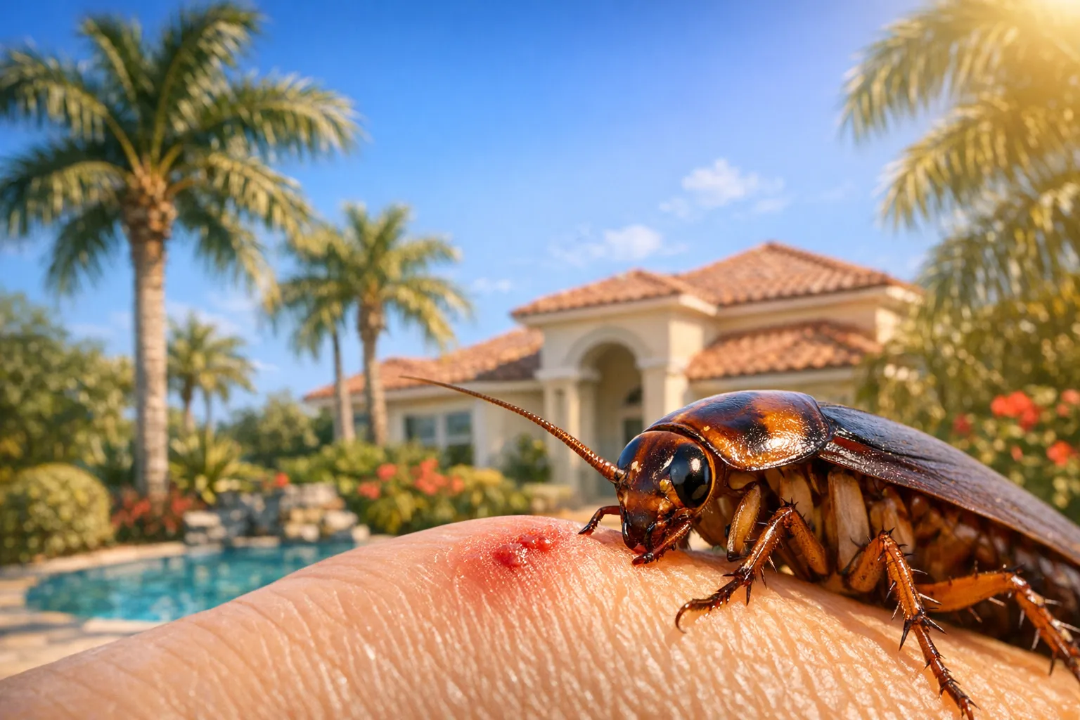 Can Cockroaches Bite? What Southwest Florida Homeowners Should Actually Worry About