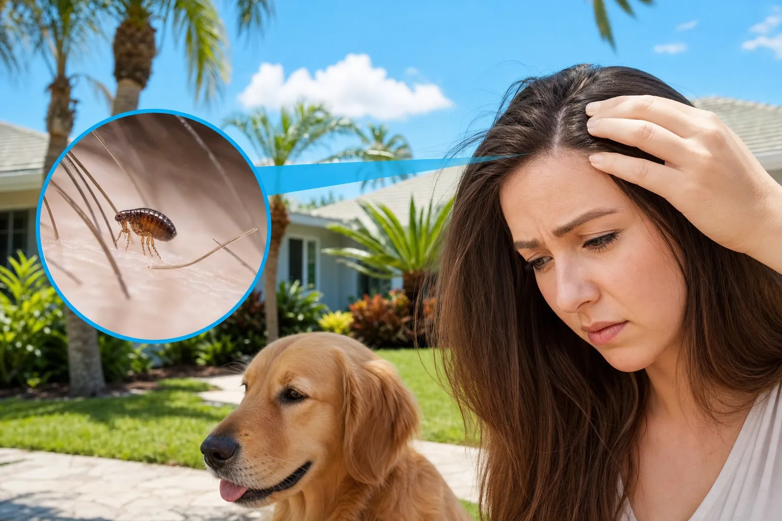 Can Dog Fleas Live in Human Hair? Here's What's Actually Happening