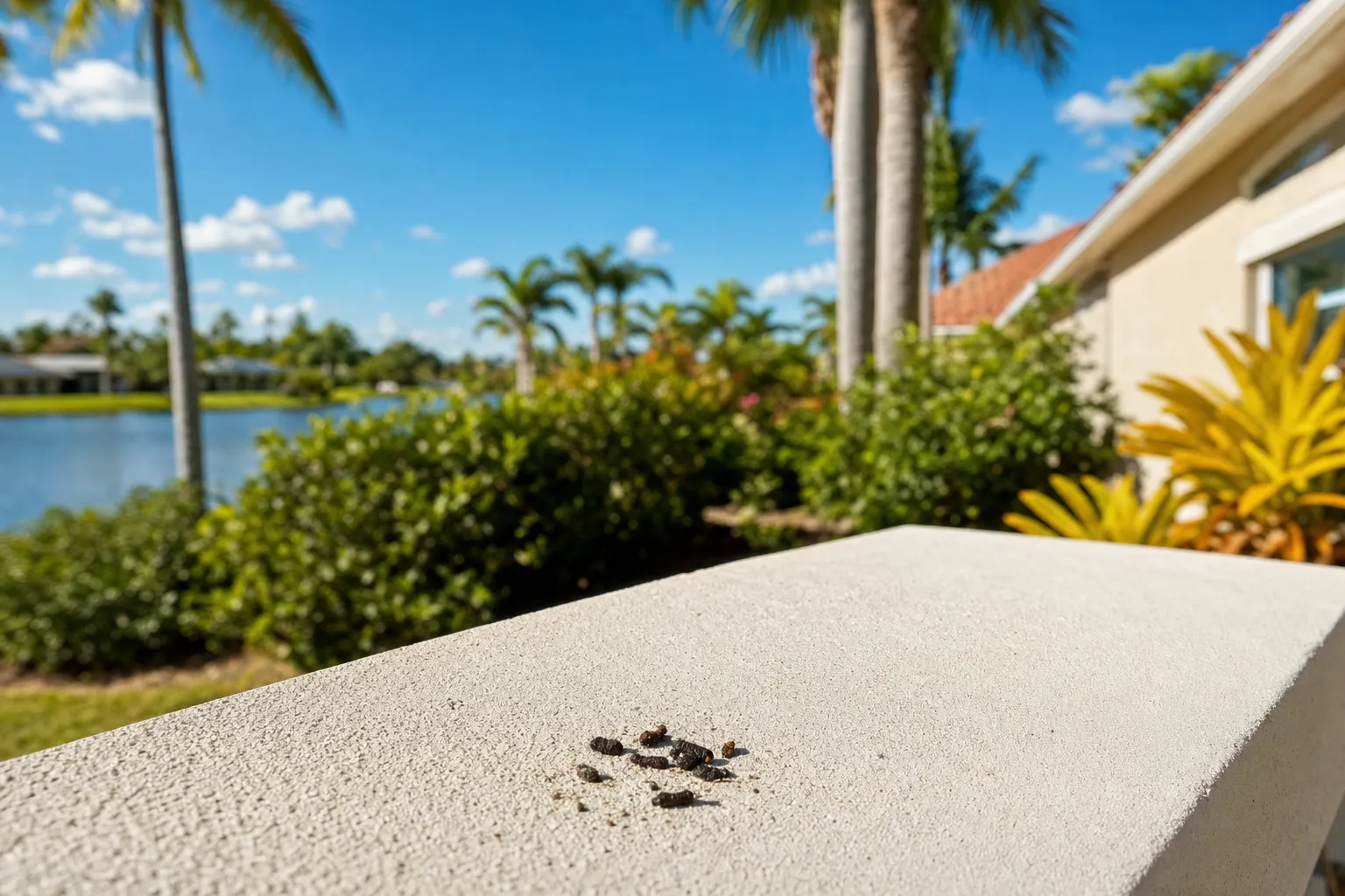 Lizard Faeces in Southwest Florida: What Those Little White-Tipped Pellets Really Mean