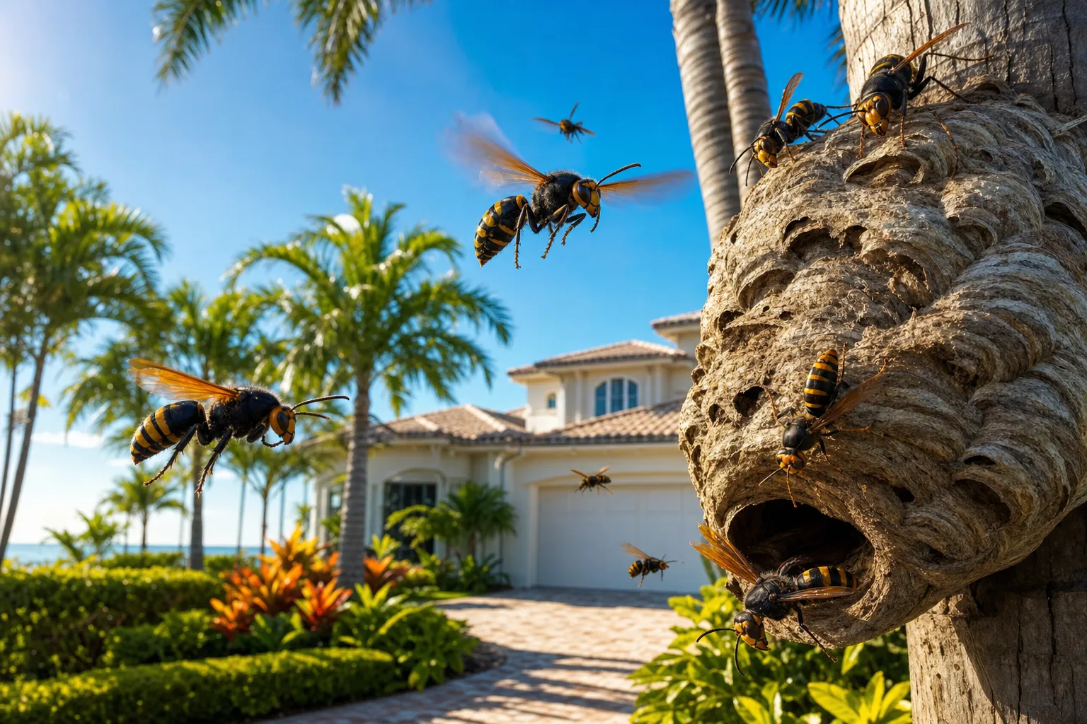 "Murderous Hornets" in Southwest Florida? Relax — Here's What You're Actually Seeing