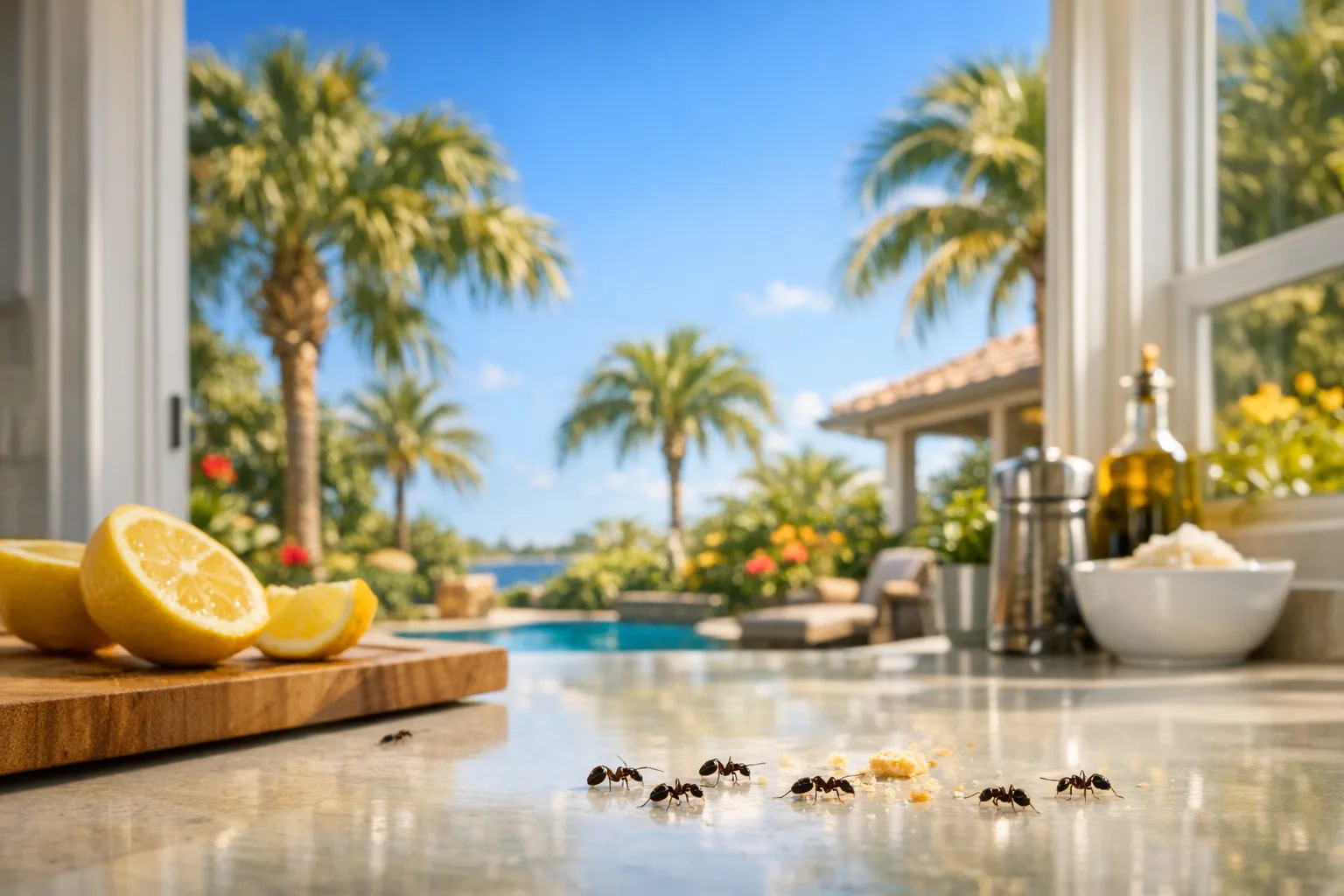 Which Tiny Ant Is in Your Florida Kitchen? Ghost, Sugar & Pharaoh Ants Compared